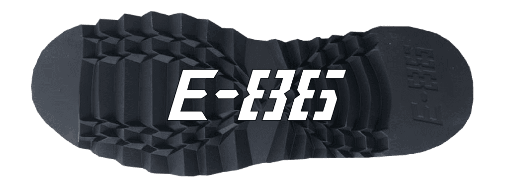 e-86 logo and shoe, Footwear Technical Illustration