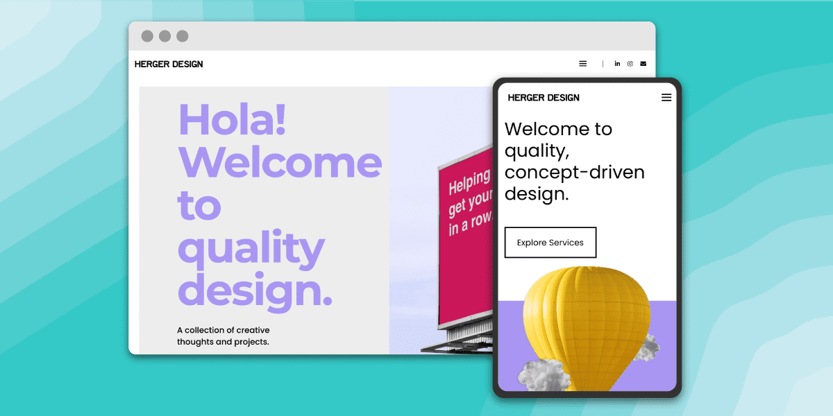 Solution Driven Web Design for a Graphic Design Agency