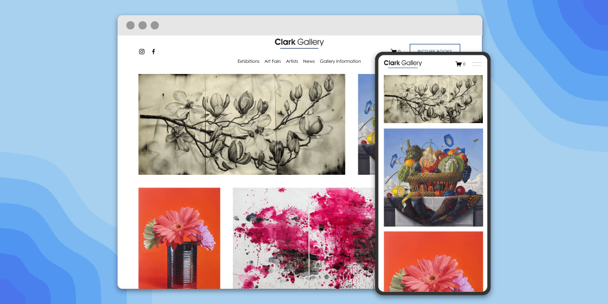 Professional Website Redesign for Fine Arts Gallery