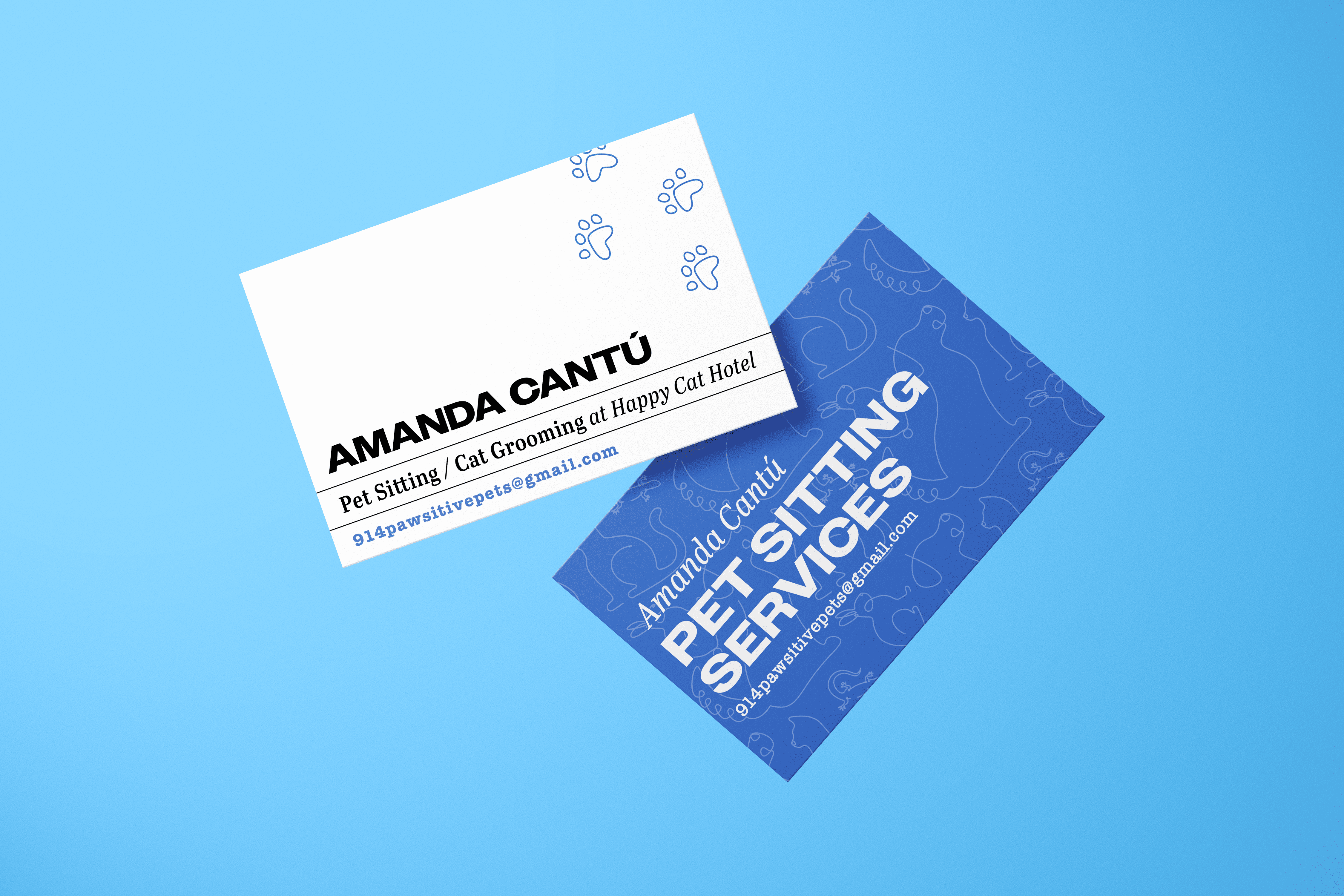 pet sitter business card