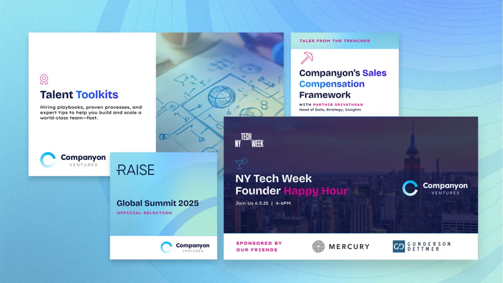 venture capital branding social graphics